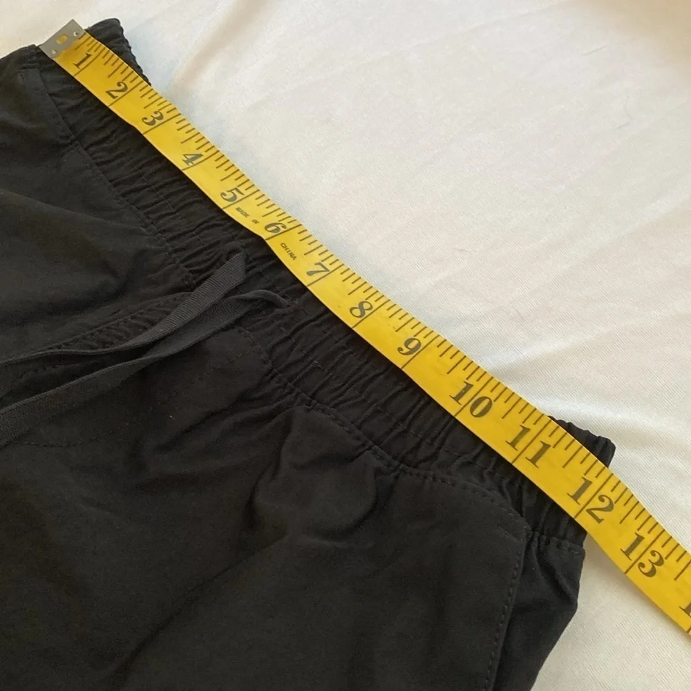 Hurley pants pull on drawstring elastic waist fitted elastic at ankles size 7/8